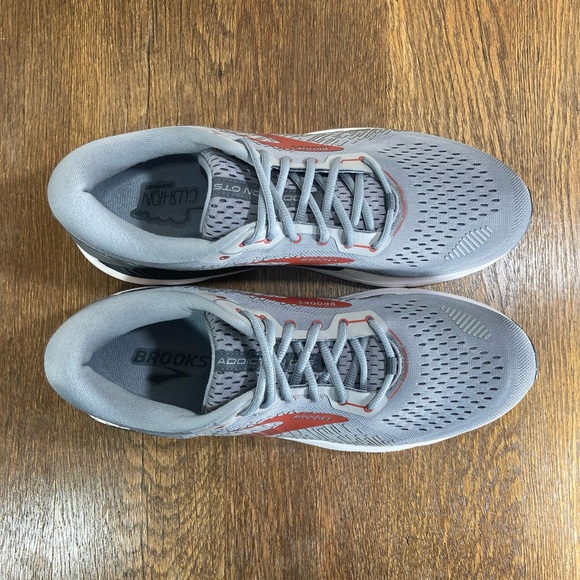 Brooks Addiction GTS 15 Running Shoe Men’s Size 13 Narrow Grey/Ebony/Chili - Picture 5 of 12